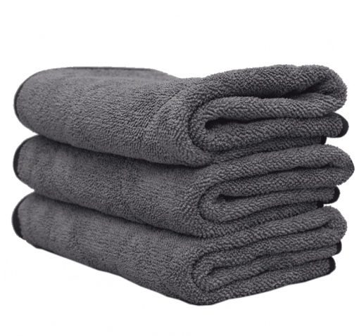 TRC TWISTRESS TWIST LOOP DETAILING TOWEL – 40CM x 60CM – BLACK The Rag Company