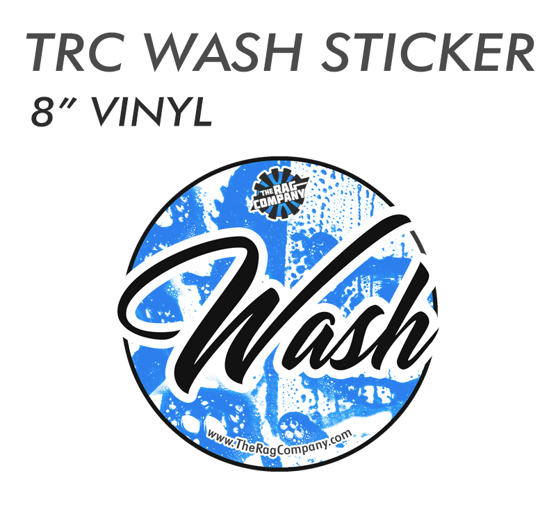 8 Wash Bucket Vinyl Sticker