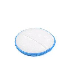 TRC ROUND MICROFIBER WAX SPONGE APPLICATOR WITH HAND POCKET – 15CM The Rag Company