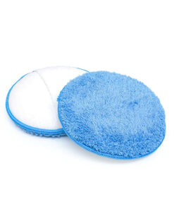 TRC ROUND MICROFIBER WAX SPONGE APPLICATOR WITH HAND POCKET – 15CM The Rag Company