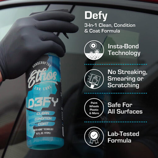 ETHOS DEFY – CLEANS, CONDITIONS & COATS Coating Maintenance