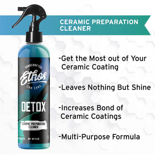 ETHOS DETOX – CERAMIC PREPARATION CLEANER Surface Prep Sprays