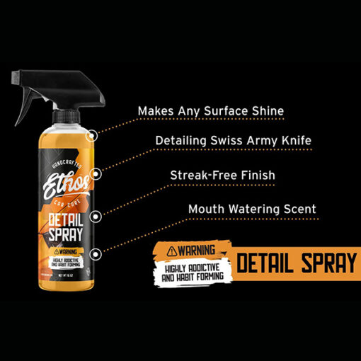 ETHOS DETAIL SPRAY – GLOSS, SHINE & SLICKNESS Coating Maintenance