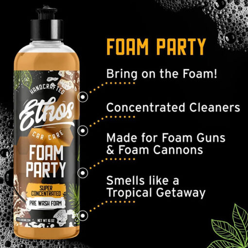 ETHOS FOAM PARTY – SUPER CONCENTRATED PRE WASH FOAM Snow Foam