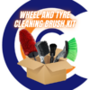 CARCARECO’S WHEEL CLEANING BRUSH KIT Wheel & Fender Brushes