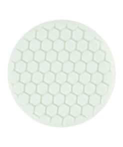 Buff and Shine Polishing Foam Grip Pad for Car Detailing White Front View