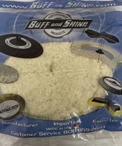 Buff and Shine Twisted Wool Cutting Grip Pad Packaging for Auto Detailing