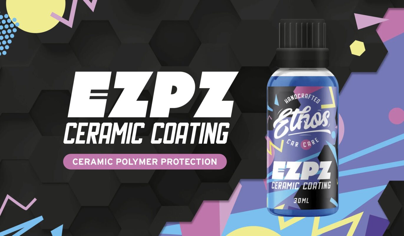 EZPZ Logo with 30ml Ceramic Coating Bottle