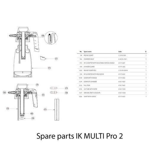 IK SPRAYER – SPARE PARTS iK Sprayers