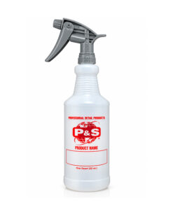 P&S - Empty 946ml Screen Printed Bottle with Chemical Resistant Sprayer