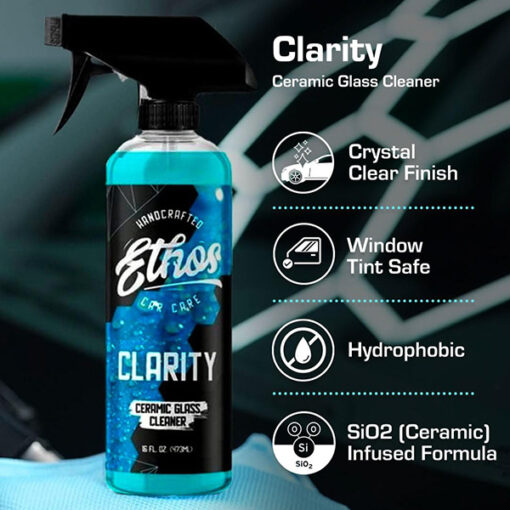 ETHOS CLARITY – CERAMIC GLASS CLEANER Interior Cleaning