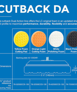 LAKE COUNTRY – CCS CUTBACK D/A BLACK FINISHING FOAM PADS New Products