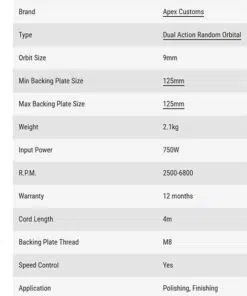 APEX CUSTOMS – Karate Kid 3.0 – D/A Random Orbital Polisher New Products 2
