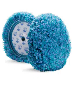 Lake Country - Marine Blue/Teal Twisted Medium Cut Wool Blend - 7.5"x 1.5"